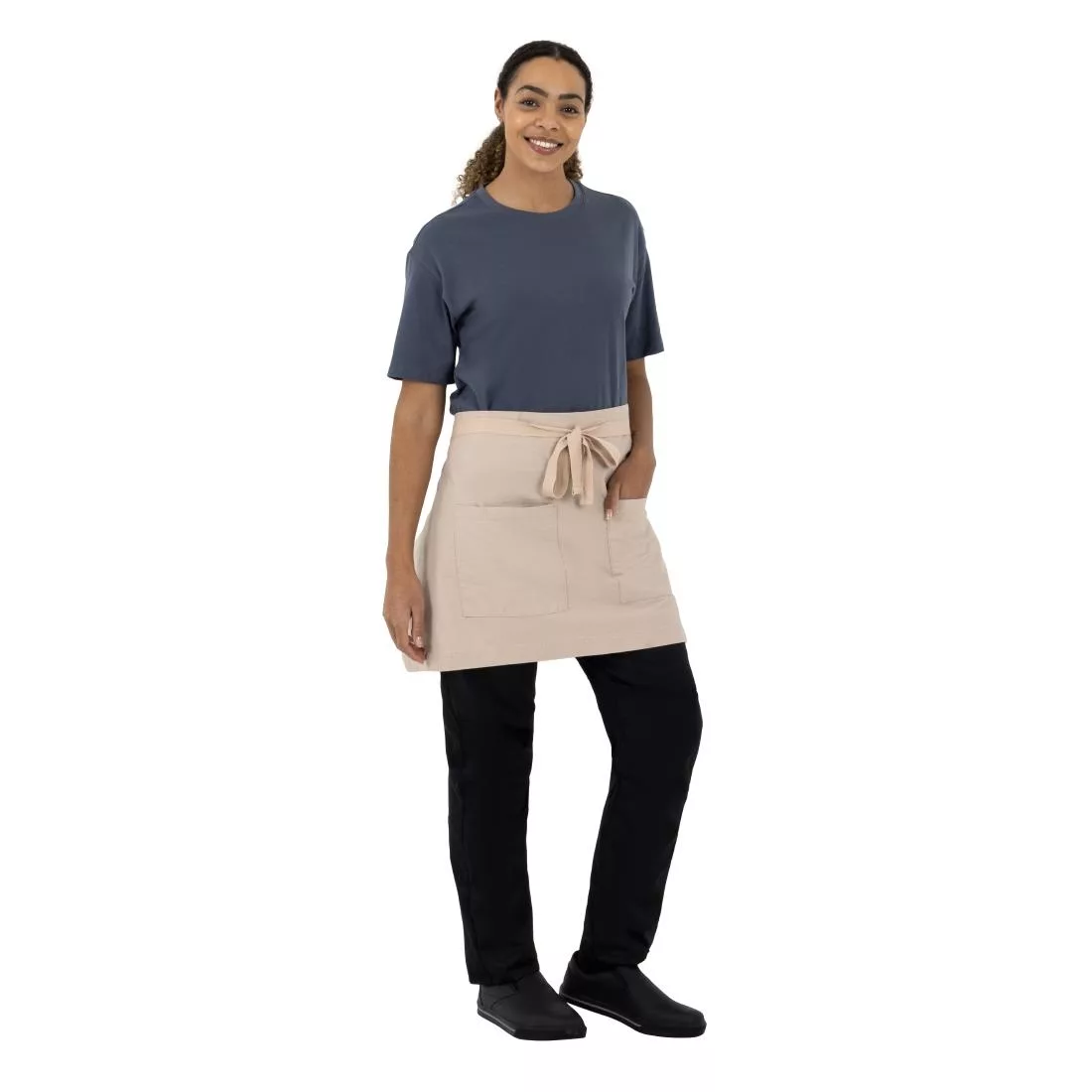 Southside Cotton Canvas Waist Apron Stone - Image 9