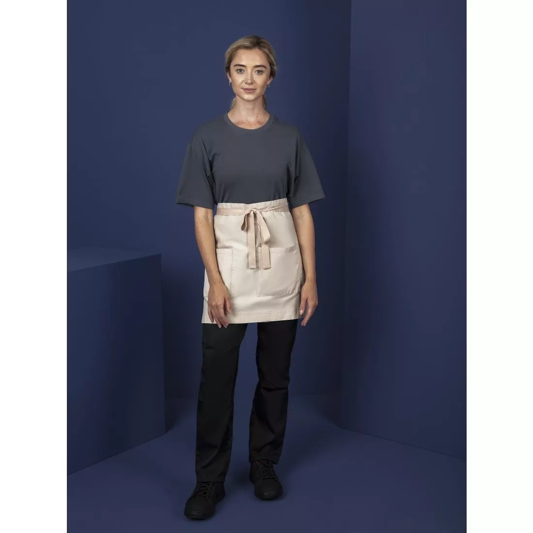 Southside Cotton Canvas Waist Apron Stone - Image 11