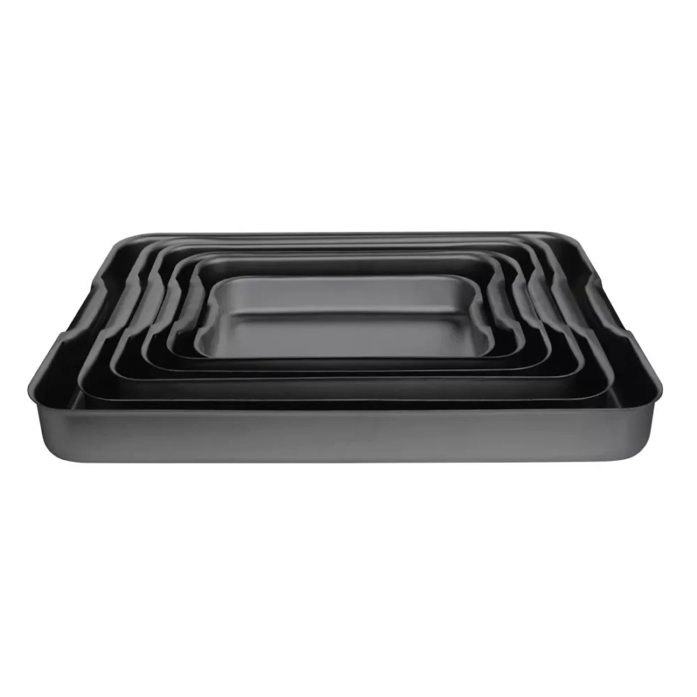 Vogue Anodised Aluminium Roasting Dish 325mm - Image 2
