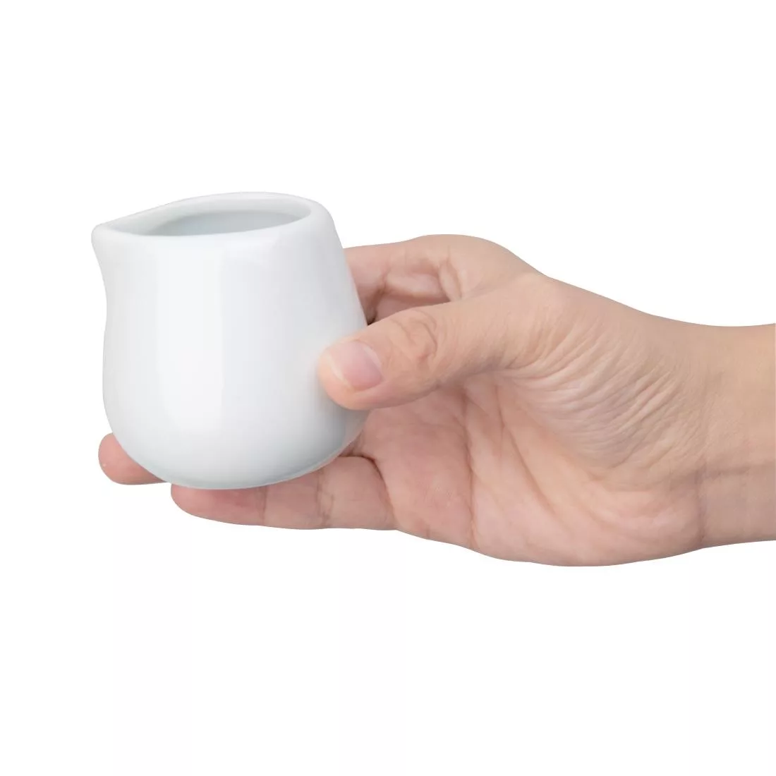 Olympia Whiteware Compact Jugs 85ml (Pack of 12) - Image 5