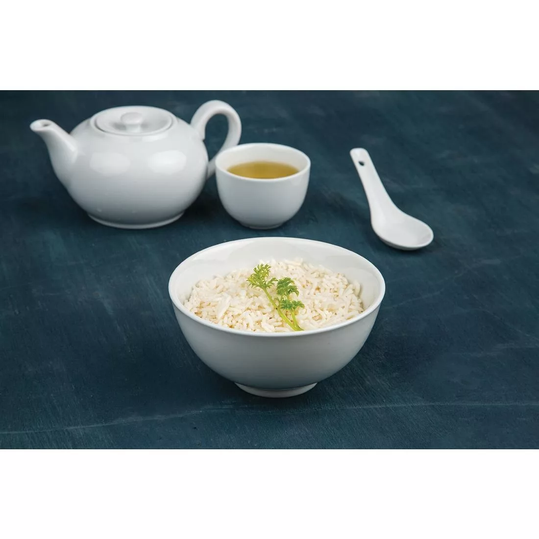 Olympia Whiteware Rice Bowls 130mm 390ml (Pack of 12) - Image 5