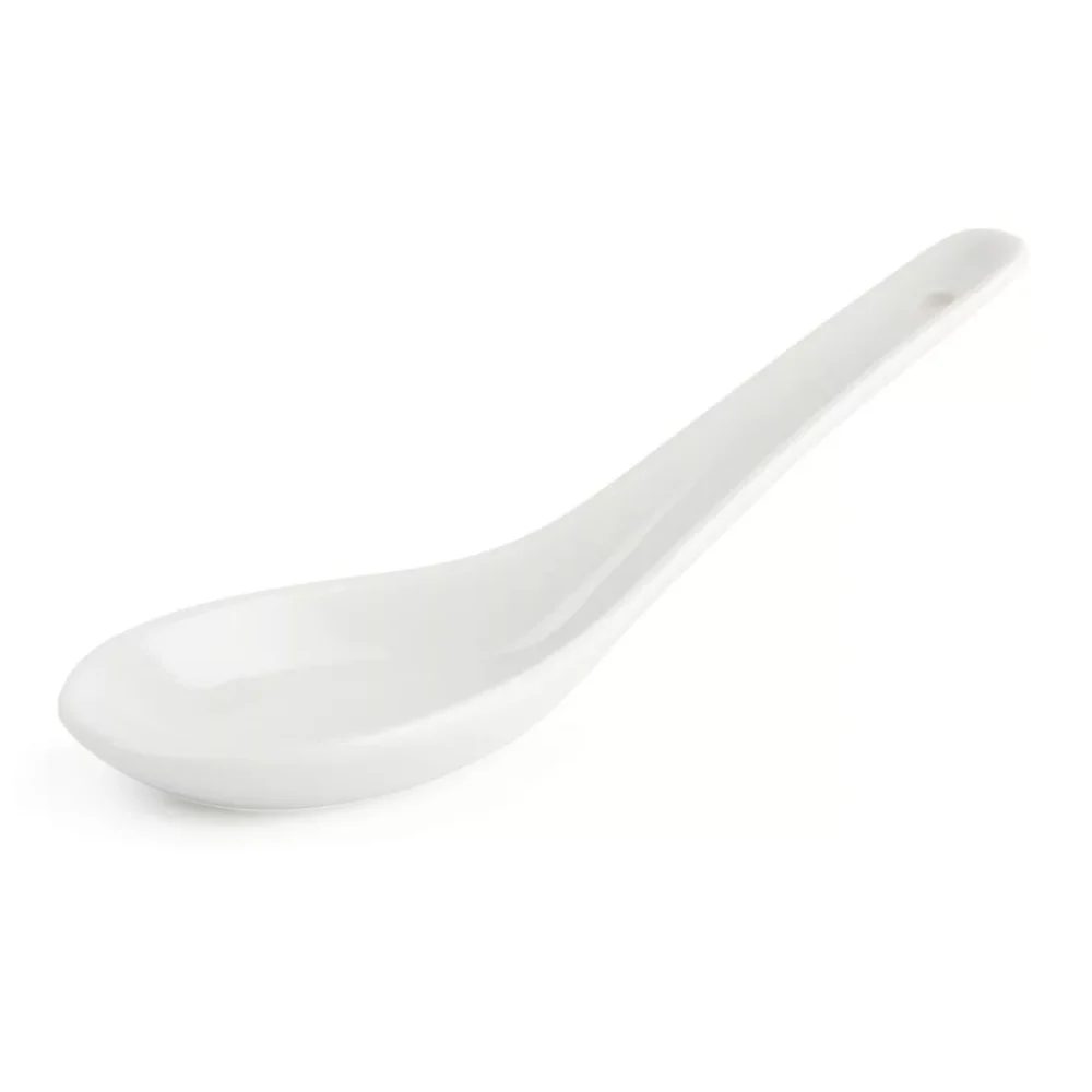 Olympia Whiteware Rice Spoons 130mm (Pack of 24) - Image 2