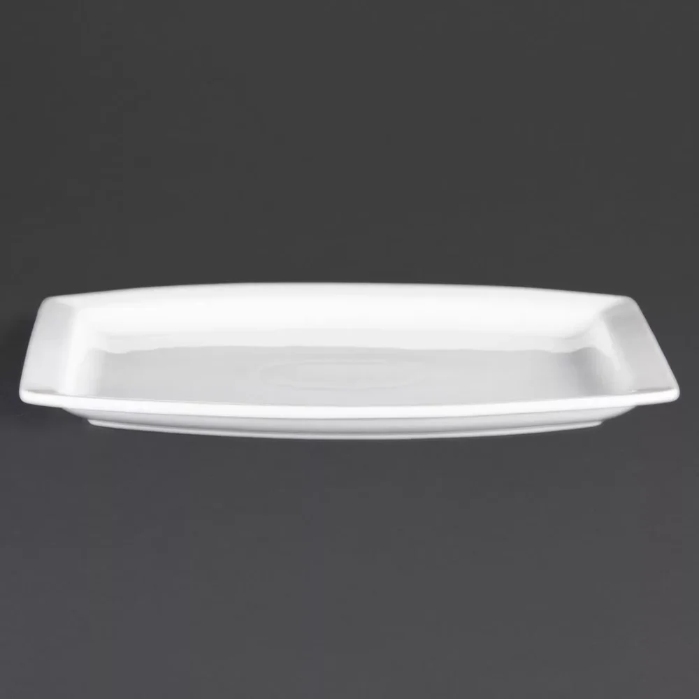 Olympia Whiteware Rectangular Plates 320mm (Pack of 6) - Image 5