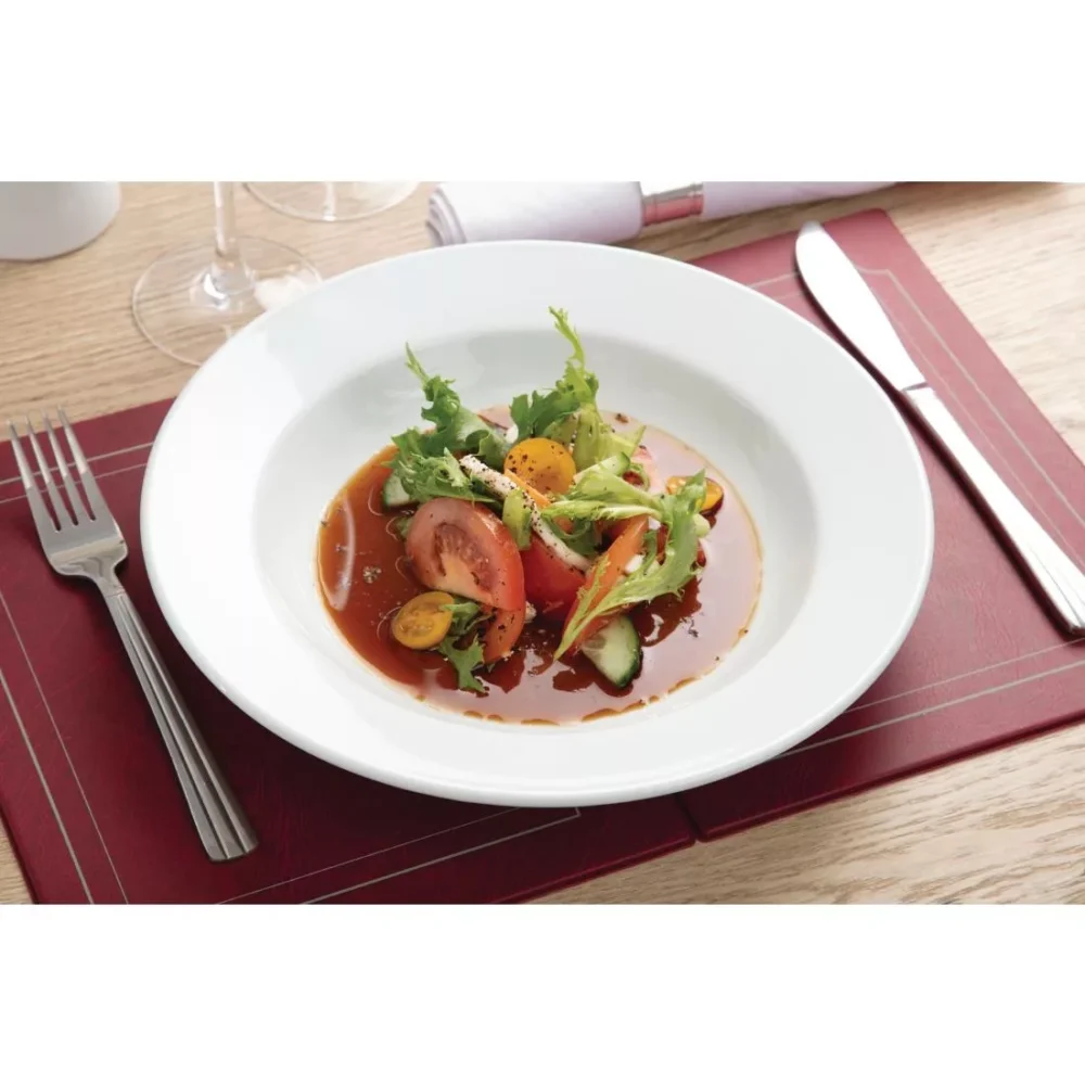 Olympia Whiteware Deep Plates 270mm 430ml (Pack of 6) - Image 7