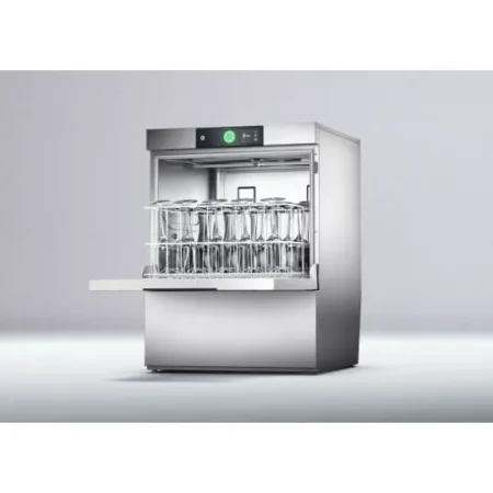 Hobart GPW-10B 500mm Basket Frontloading Commercial Glasswasher with Chemical Pump & Drain Pump  25 Pint Capacity