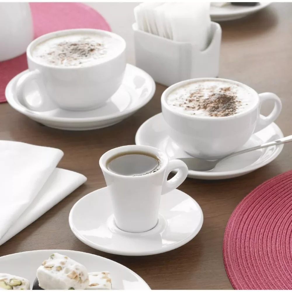 Olympia Whiteware Espresso Saucers (Pack of 12) - Image 3