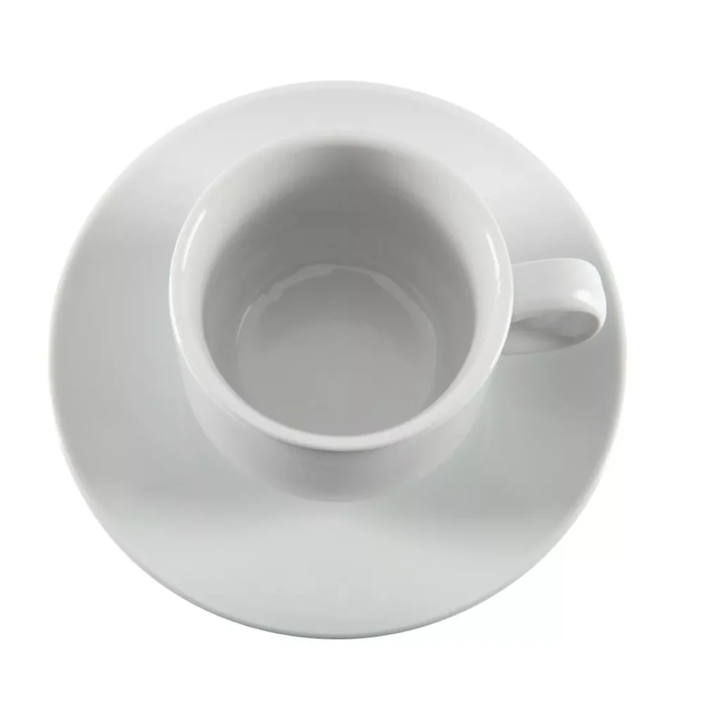 Olympia Whiteware Stacking Tea Cups 7oz 200ml (Pack of 12) - Image 4