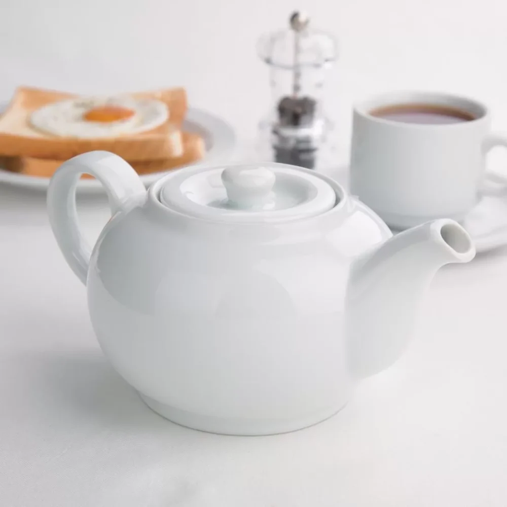 Olympia Whiteware Teapots 876ml (Pack of 4) - Image 8