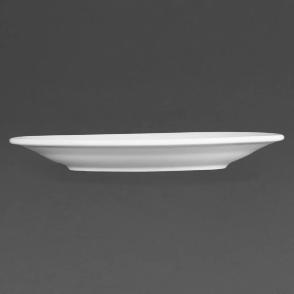 Olympia Whiteware Wide Rimmed Plates 165mm (Pack of 12) - Image 2