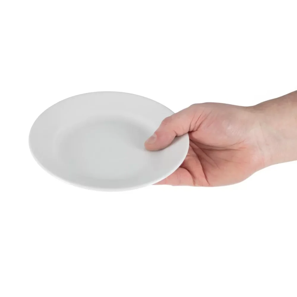 Olympia Whiteware Wide Rimmed Plates 165mm (Pack of 12) - Image 6