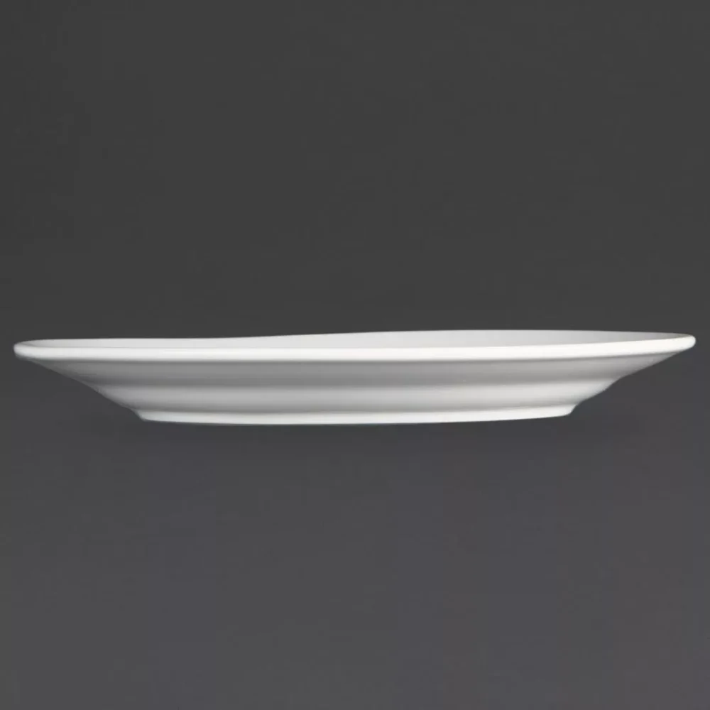 Olympia Whiteware Wide Rimmed Plates 202mm (Pack of 12) - Image 4