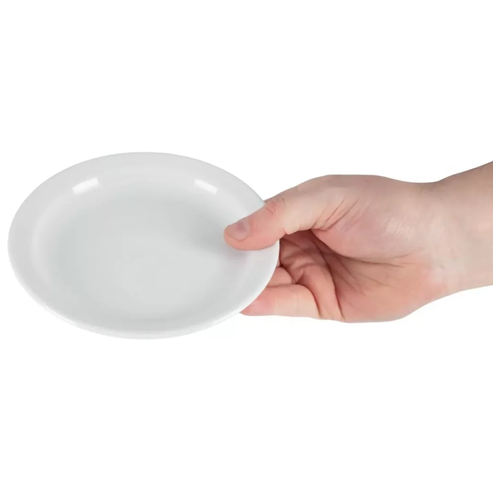 Olympia Whiteware Narrow Rimmed Plates 150mm (Pack of 12) - Image 7