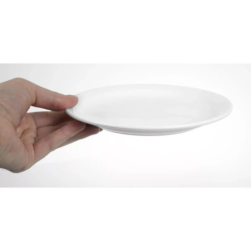 Olympia Whiteware Narrow Rimmed Plates 202mm (Pack of 12) - Image 5