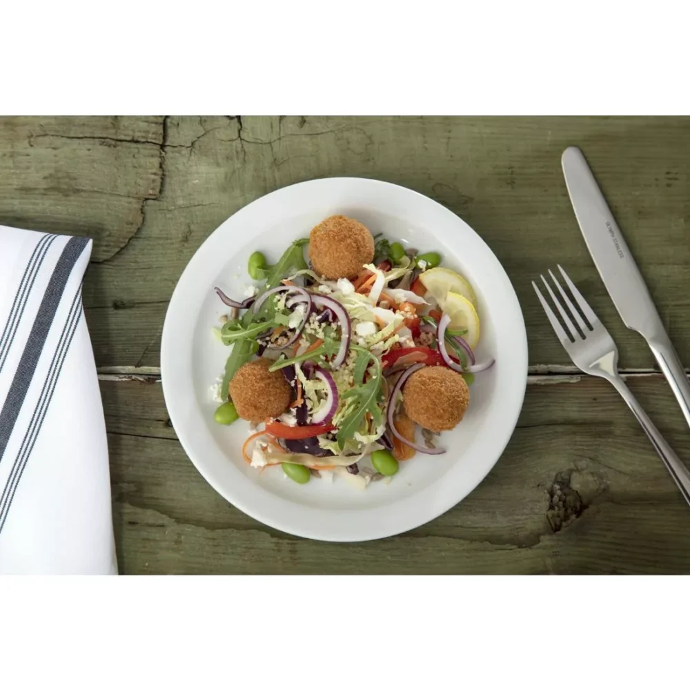 Olympia Whiteware Narrow Rimmed Plates 202mm (Pack of 12) - Image 7