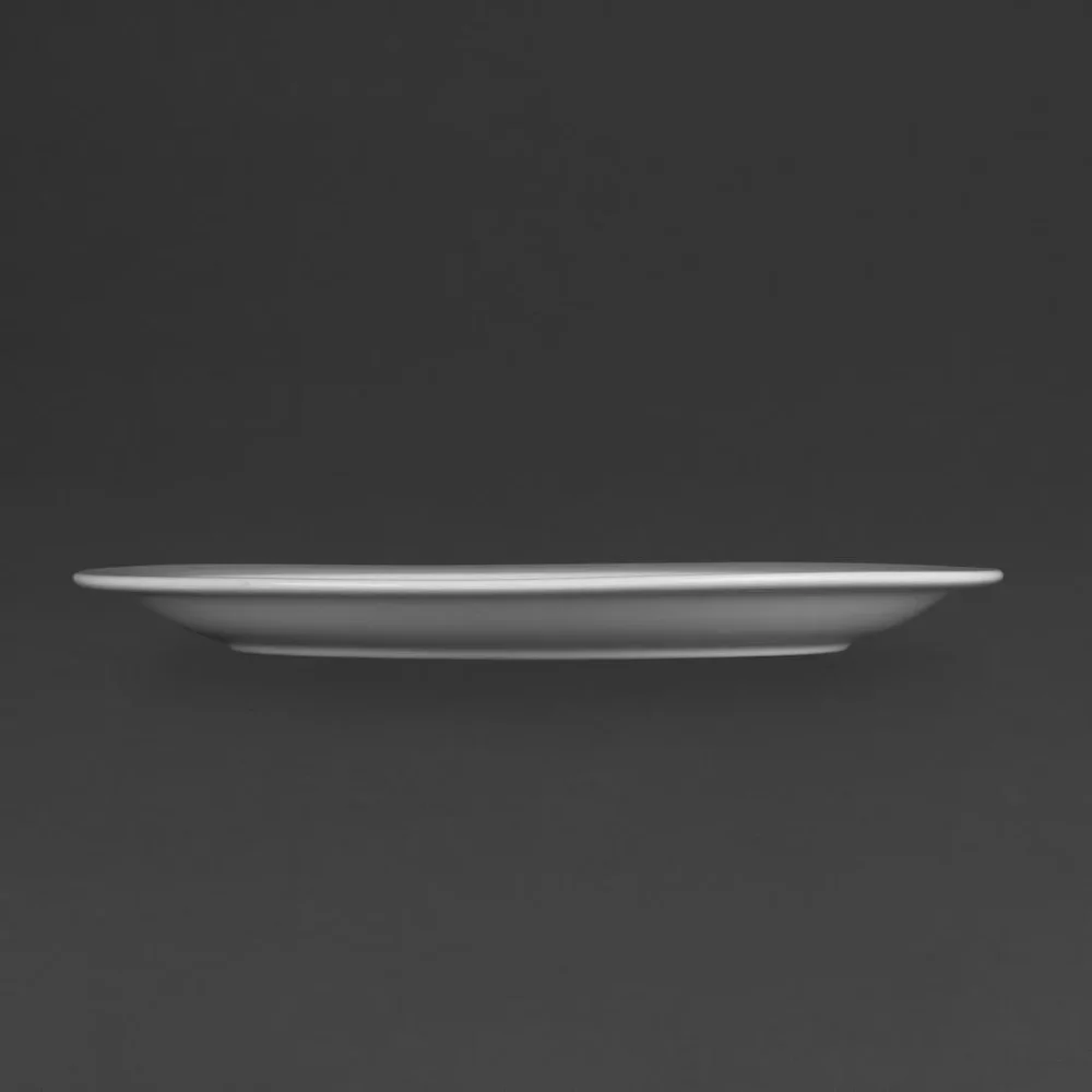 Olympia Whiteware Narrow Rimmed Plates 280mm (Pack of 6) - Image 4