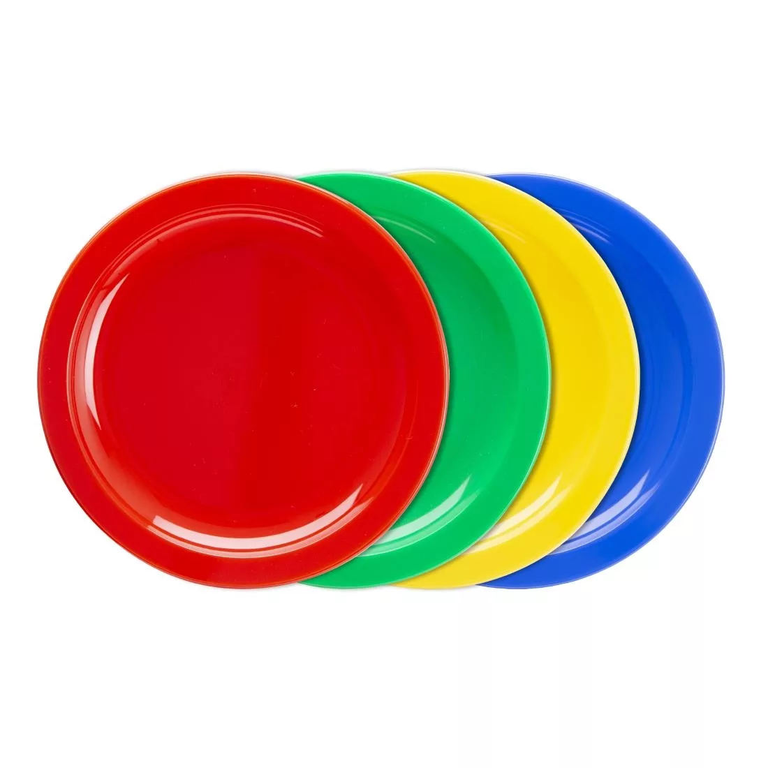 Olympia Kristallon Polycarbonate Plates Red 174mm (Pack of 12) - Image 4