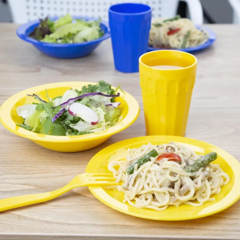 Olympia Kristallon Polycarbonate Bowls Yellow 174mm (Pack of 12) - Image 5