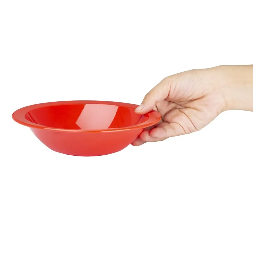 Olympia Kristallon Polycarbonate Bowls Red 174mm (Pack of 12) - Image 3