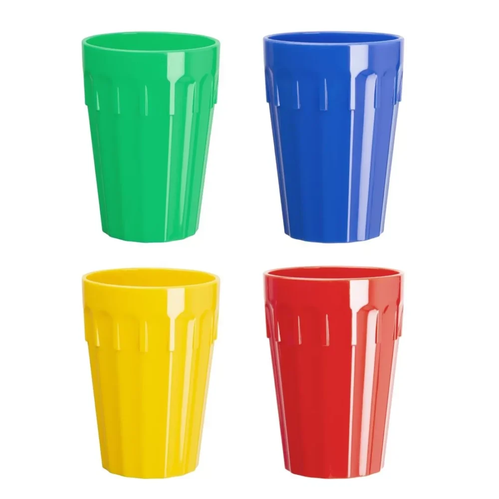 Olympia Kristallon Polycarbonate Tumblers Red 253.8ml (Pack of 12) - Image 4