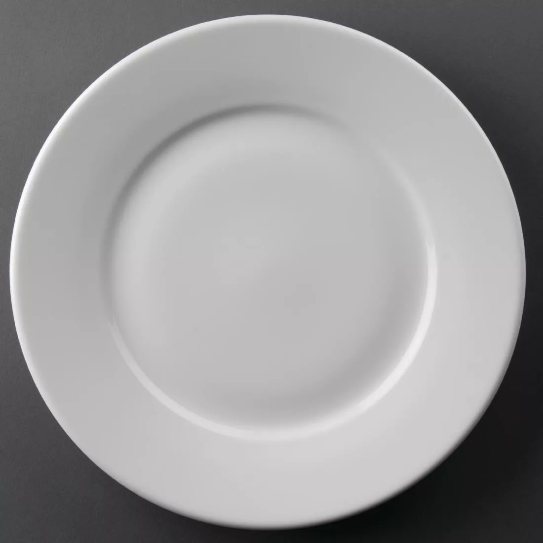 Olympia Athena Wide Rimmed Plates White 254mm (Pack of 12)