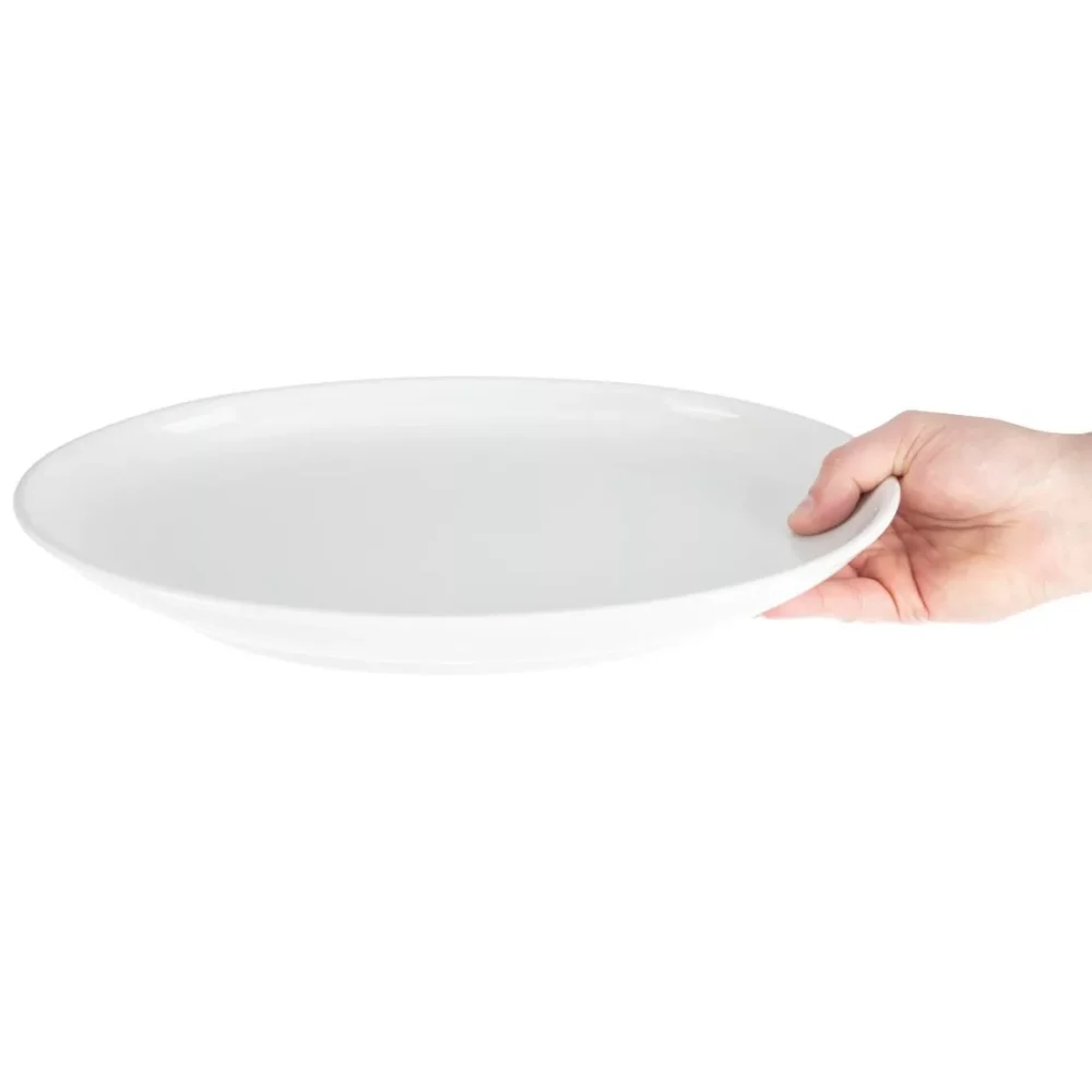 Olympia Whiteware French Deep Oval Plates 365mm (Pack of 2) - Image 7