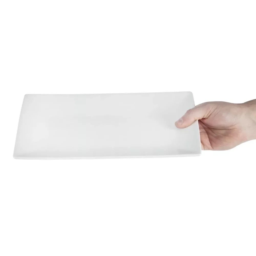 Olympia Whiteware Serving Rectangular Platters 310mm (Pack of 2) - Image 7