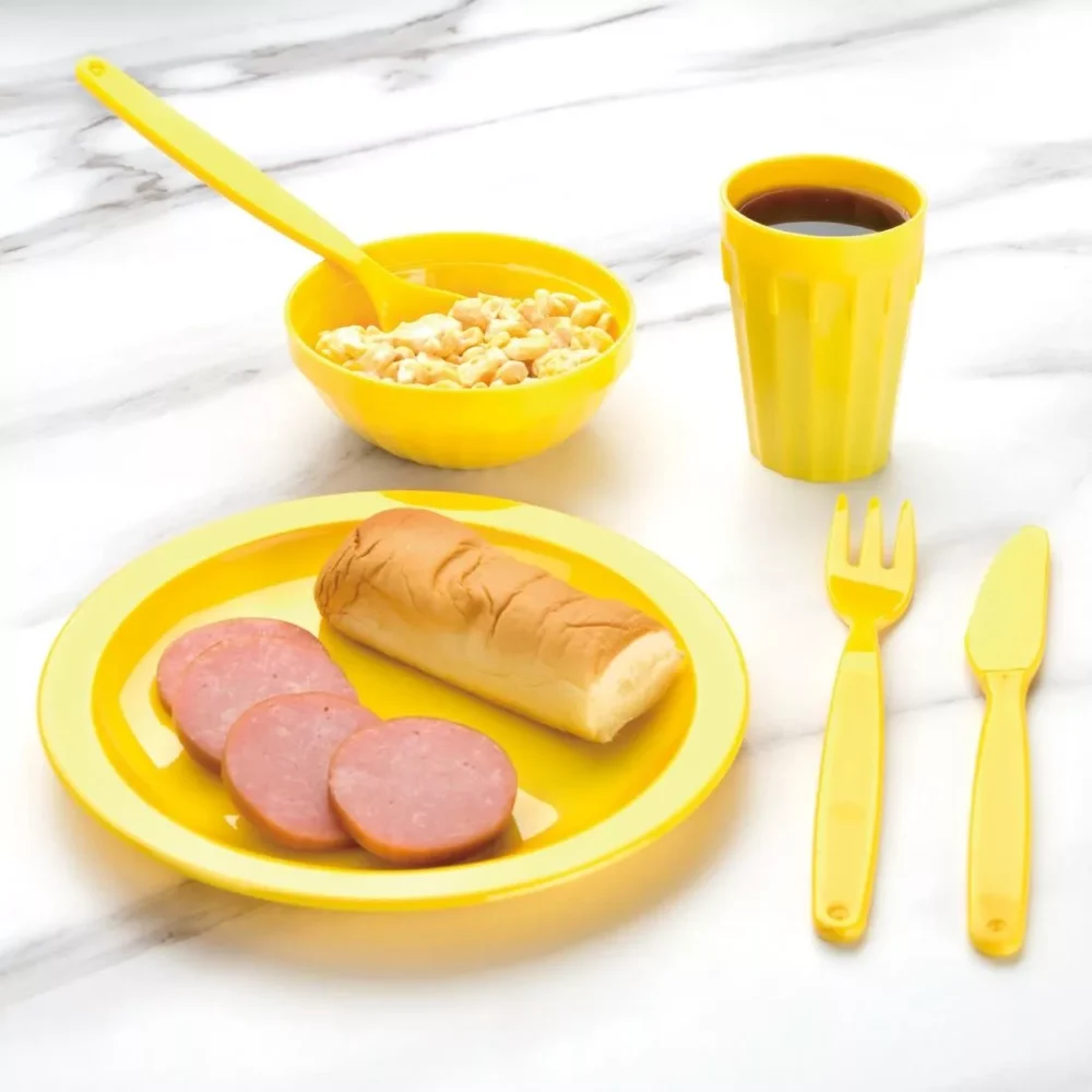 Olympia Kristallon Polycarbonate Bowls Yellow 103mm (Pack of 12) - Image 2