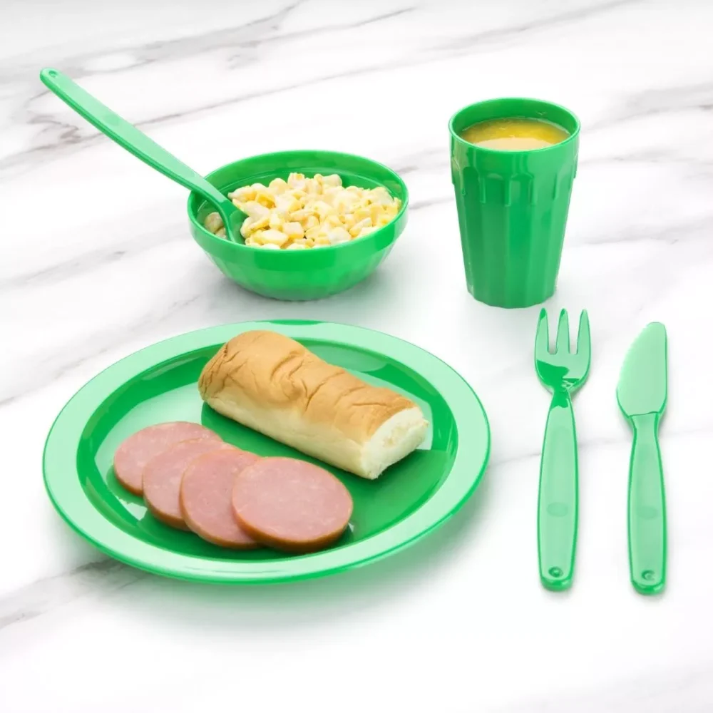 Olympia Kristallon Polycarbonate Bowls Green 103mm (Pack of 12) - Image 3