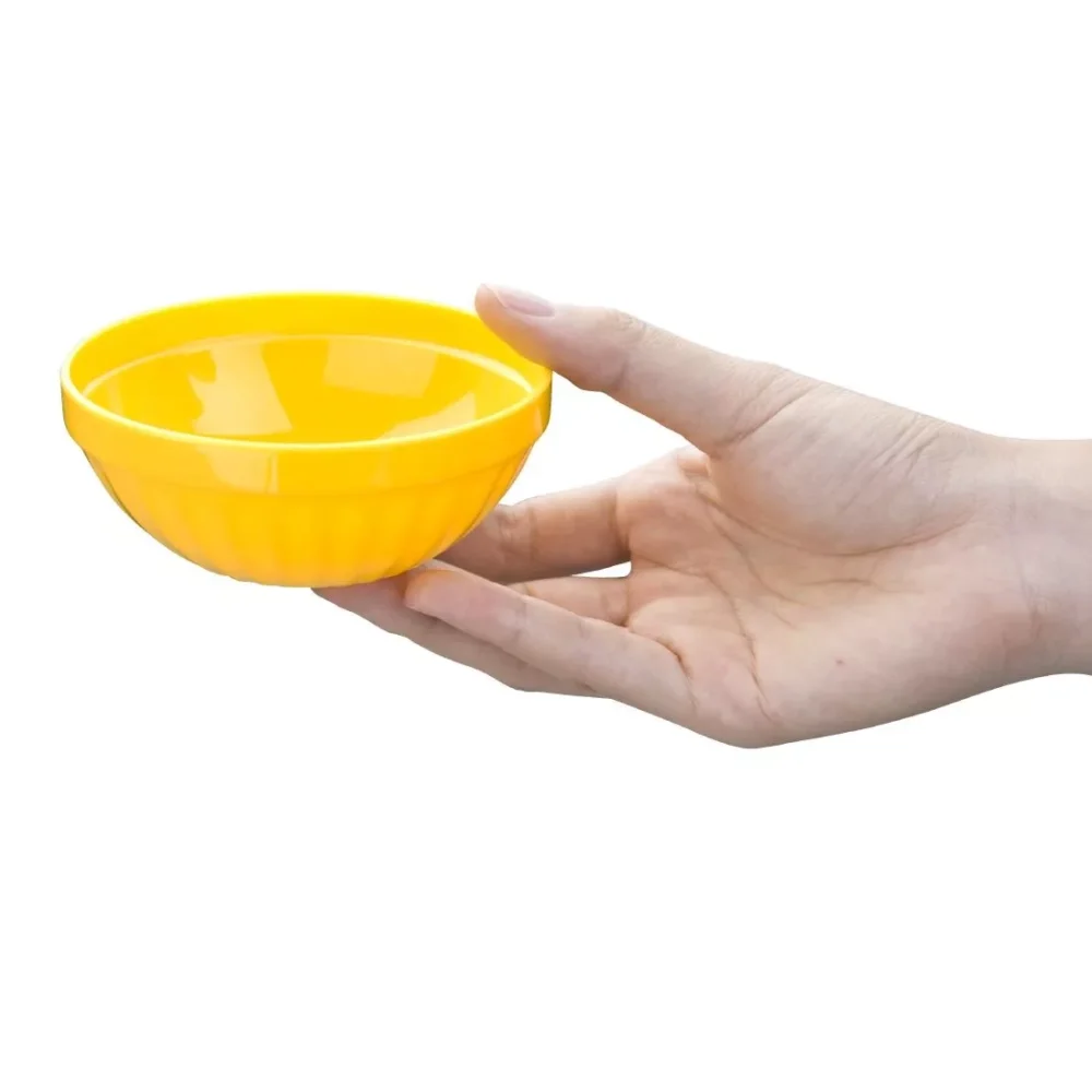 Olympia Kristallon Polycarbonate Bowls Yellow 103mm (Pack of 12) - Image 5