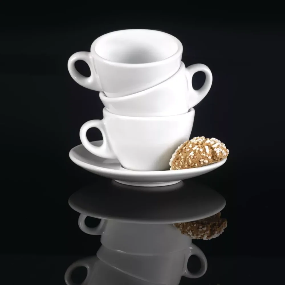 Churchill Art de Cuisine Menu Porcelain Cappuccino Cups 341ml (Pack of 6) - Image 2