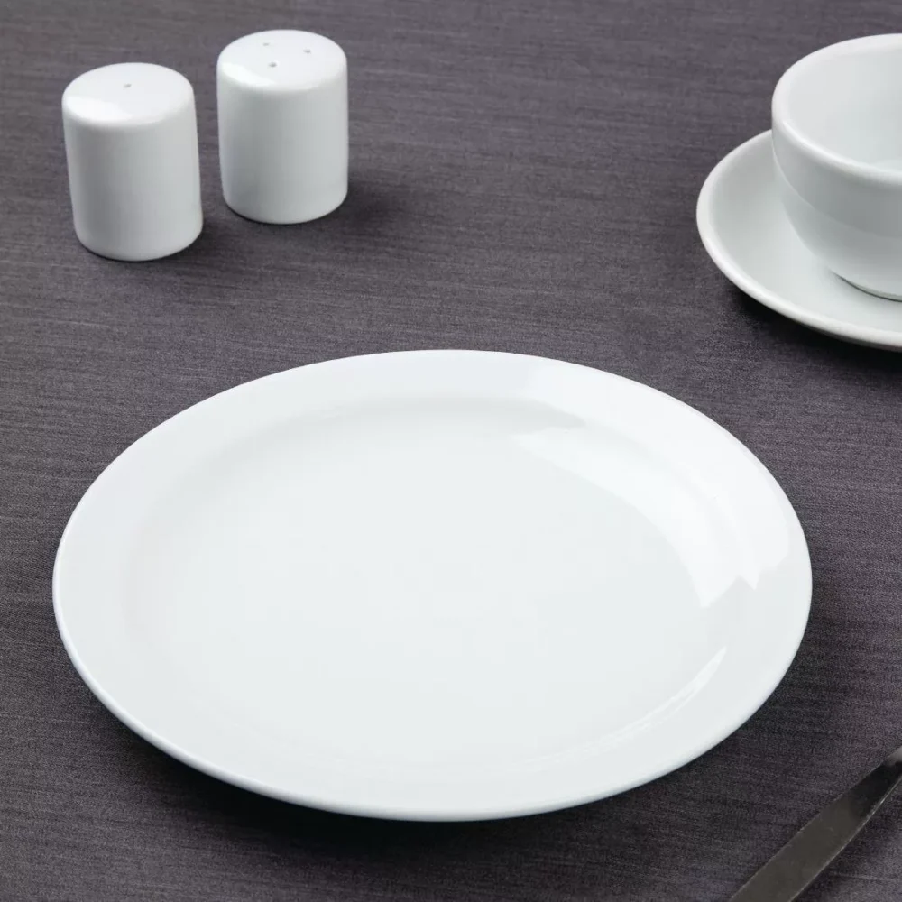 Olympia Athena Narrow Rimmed Plates 205mm (Pack of 12) - Image 10