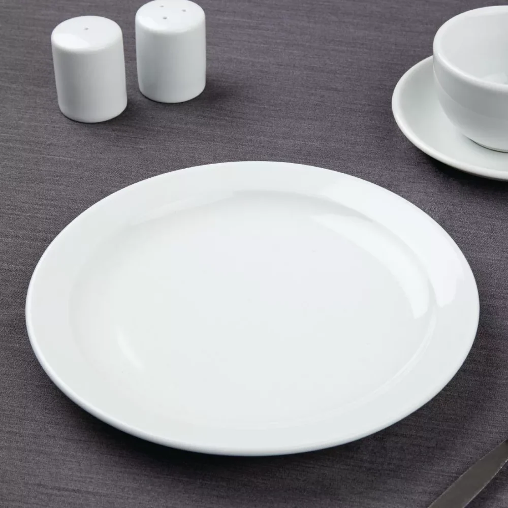 Olympia Athena Narrow Rimmed Plates 226mm (Pack of 12) - Image 10