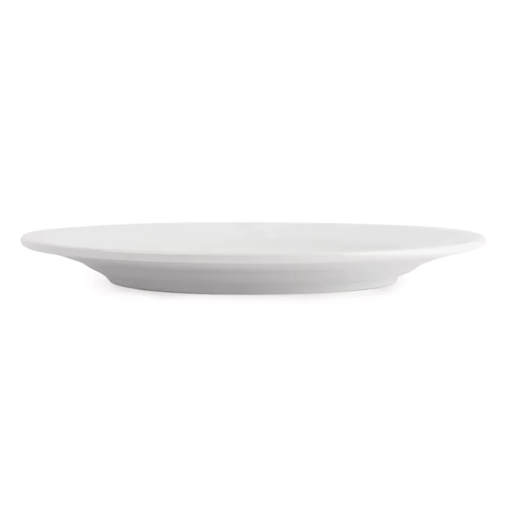 Royal Porcelain Classic White Wide Rim Plates 210mm (Pack of 12) - Image 3