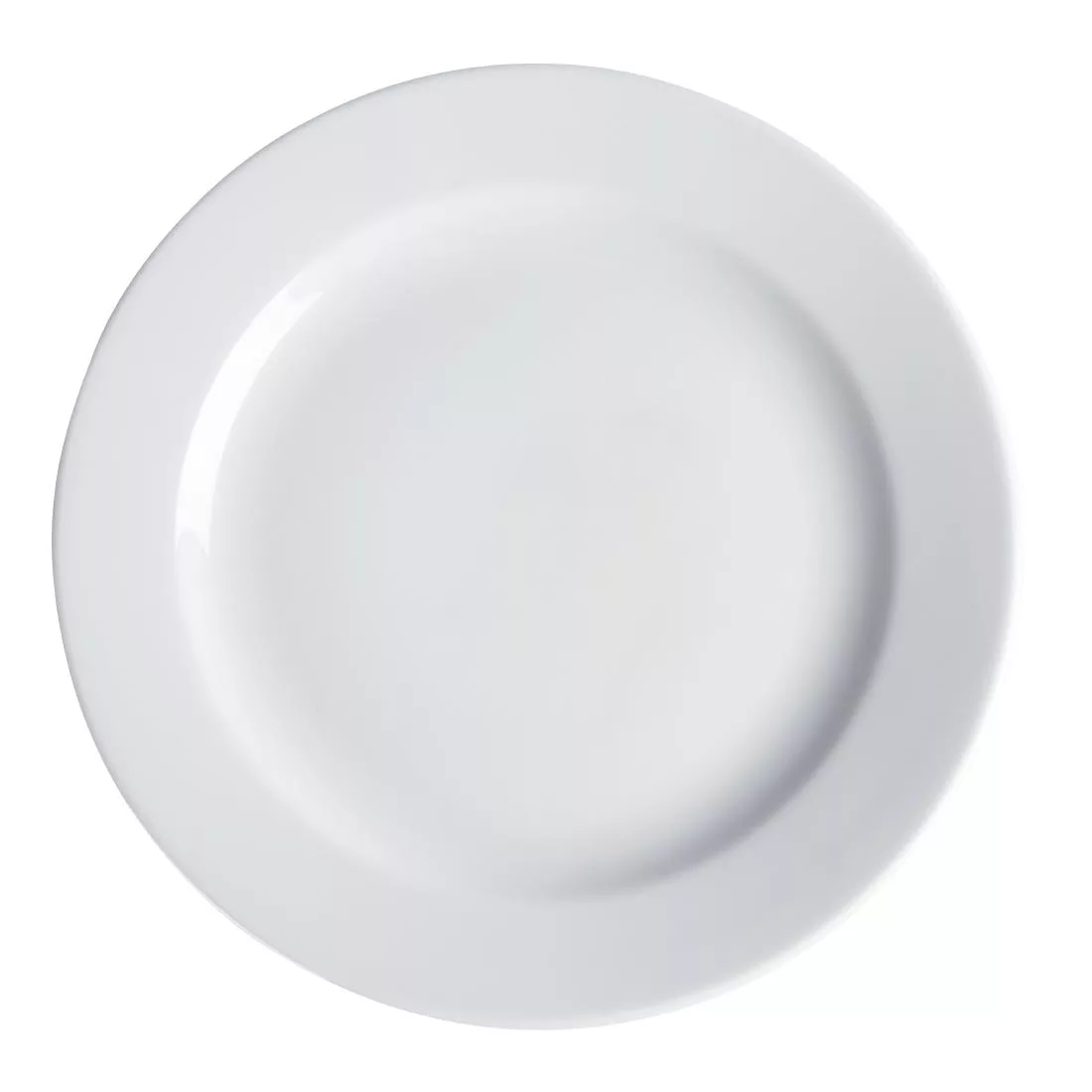 Royal Porcelain Classic White Wide Rim Plates 240mm (Pack of 12) - Image 2