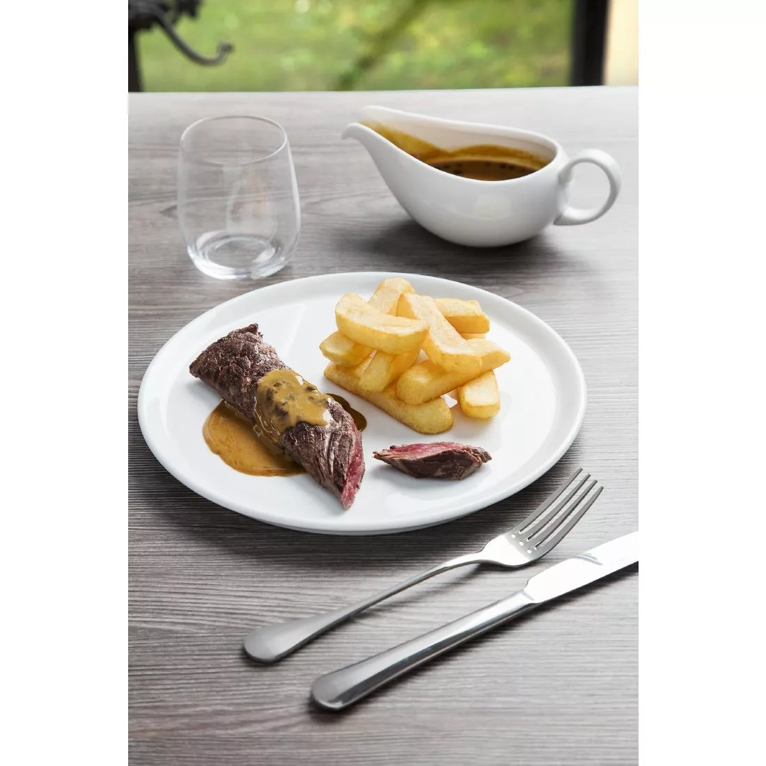 Royal Porcelain Classic White Gravy Boat 380ml (Pack of 2) - Image 3