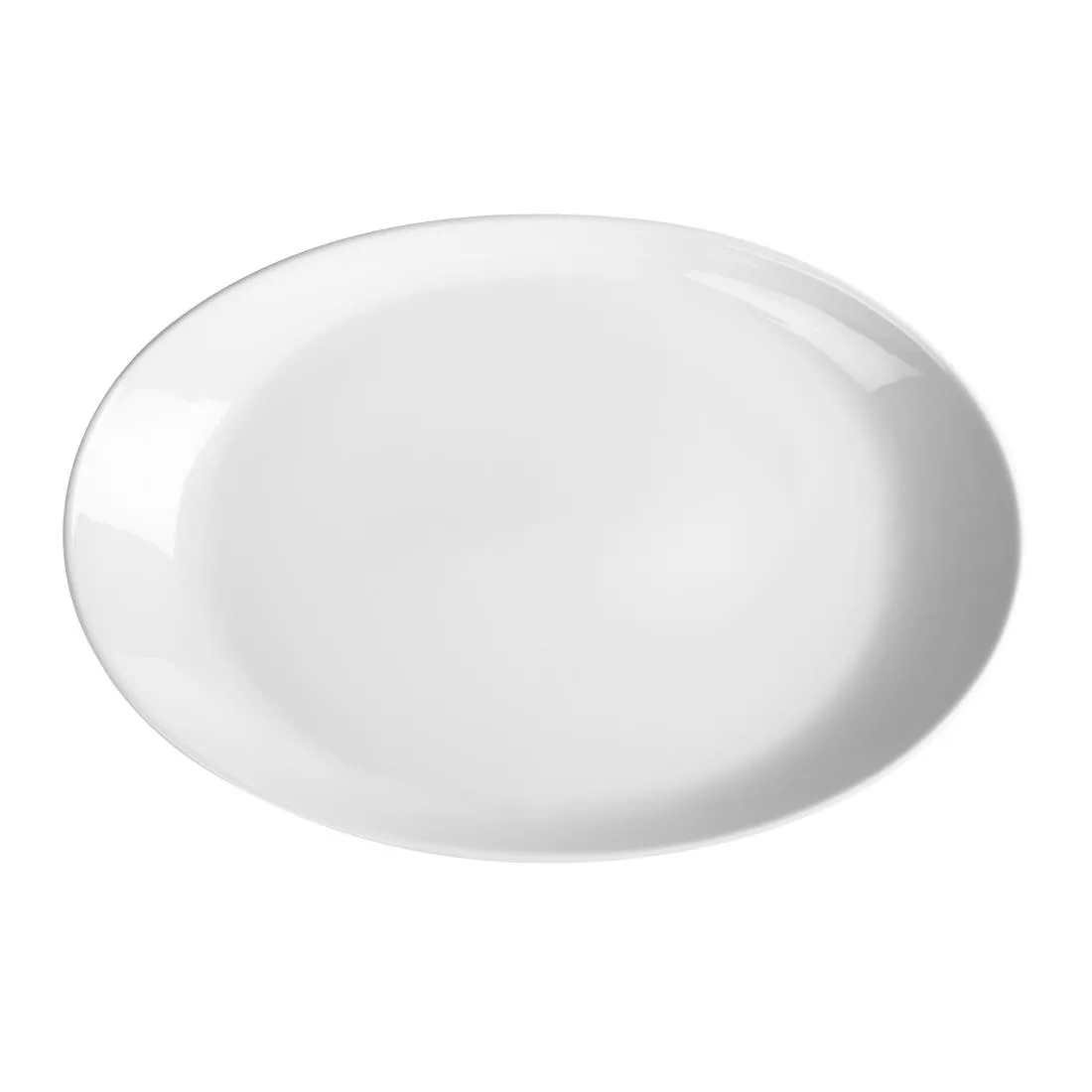 Royal Porcelain Classic White Oval Plates 340mm (Pack of 12) - Image 4