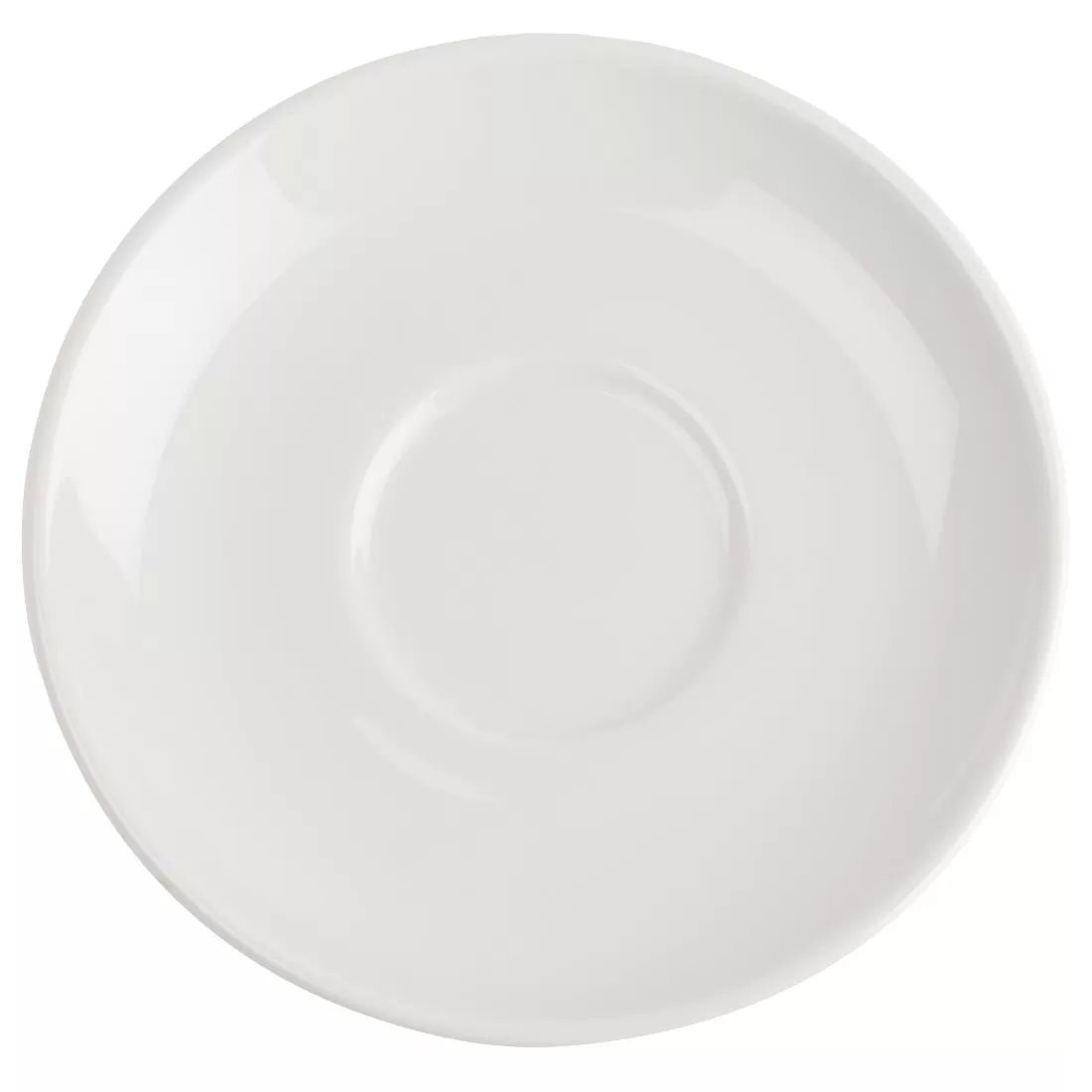 Royal Porcelain Classic White Espresso Cups Saucer 125mm (Pack of 12) - Image 2