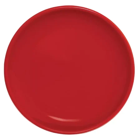 Olympia Cafe Coupe Plate Red - 205mm 8" (Box 12)