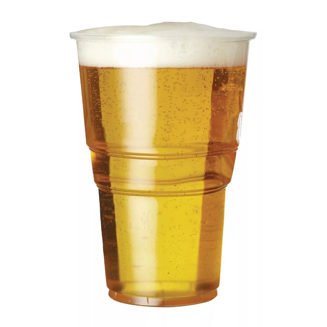 eGreen Premium Flexy-Glass Recyclable Pint To Brim Glasses UKCA CE Marked 568ml (Pack of 1000) - Image 2