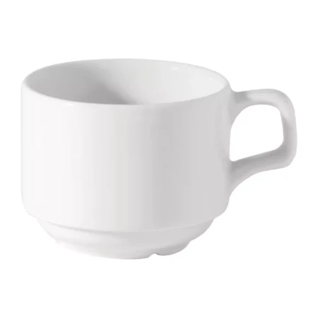 Utopia Titan Stacking Cups White 200ml (Pack of 36)