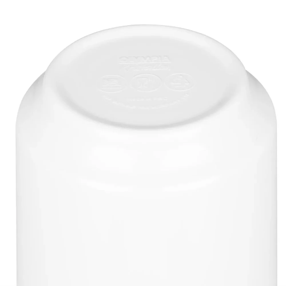 Olympia Kristallon Melamine Mugs White 340ml 12oz (Pack of 6) - Image 4