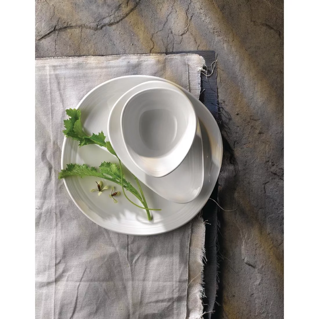 Churchill Discover Tear Bowls White 137mm (Pack of 12) - Image 3