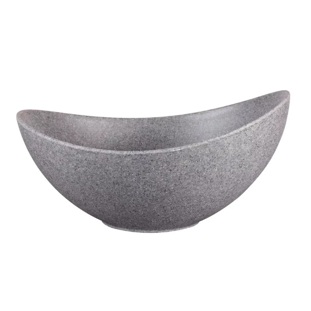 Churchill  Melamine Moonstone Bowl Granite 355mm (Pack of 2) - Image 2