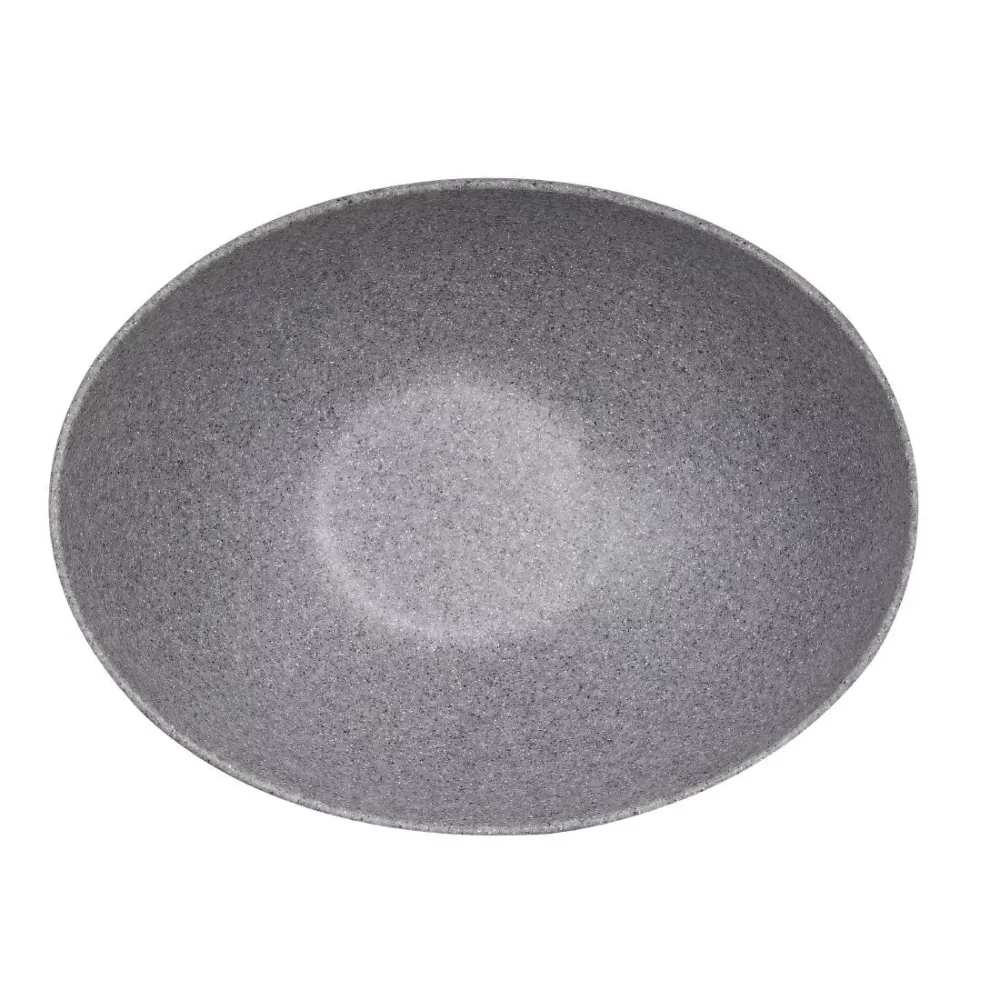 Churchill  Melamine Moonstone Bowl Granite 355mm (Pack of 2)