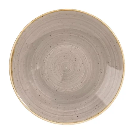 Churchill Stonecast Deep Coupe Plates Grey 281mm (Pack of 12)