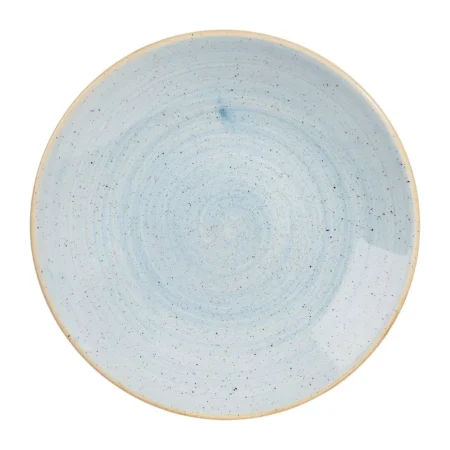 Churchill Stonecast Deep Coupe Plates Duck Egg Blue 255mm (Pack of 12)