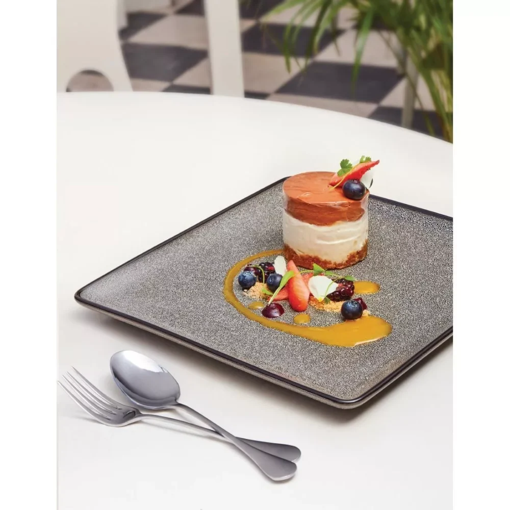 Olympia Mineral Square Plates 265mm (Pack of 4) - Image 3