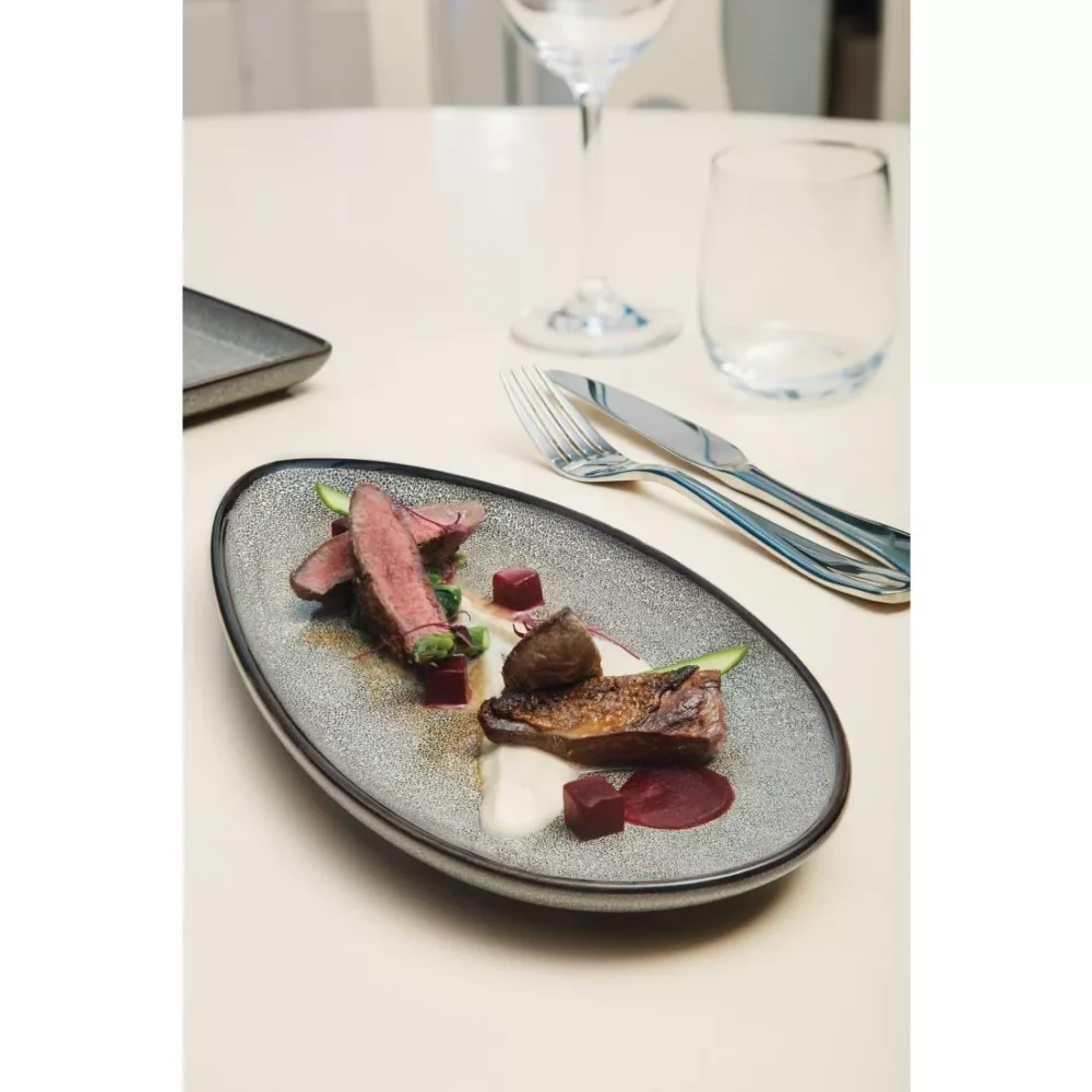 Olympia Mineral Leaf Plates 305mm (Pack of 6) - Image 5