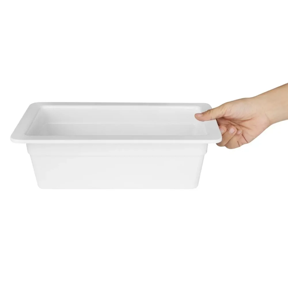 Olympia Kristallon Melamine 1/3 Gastronorm Dish 100mm - Image 5