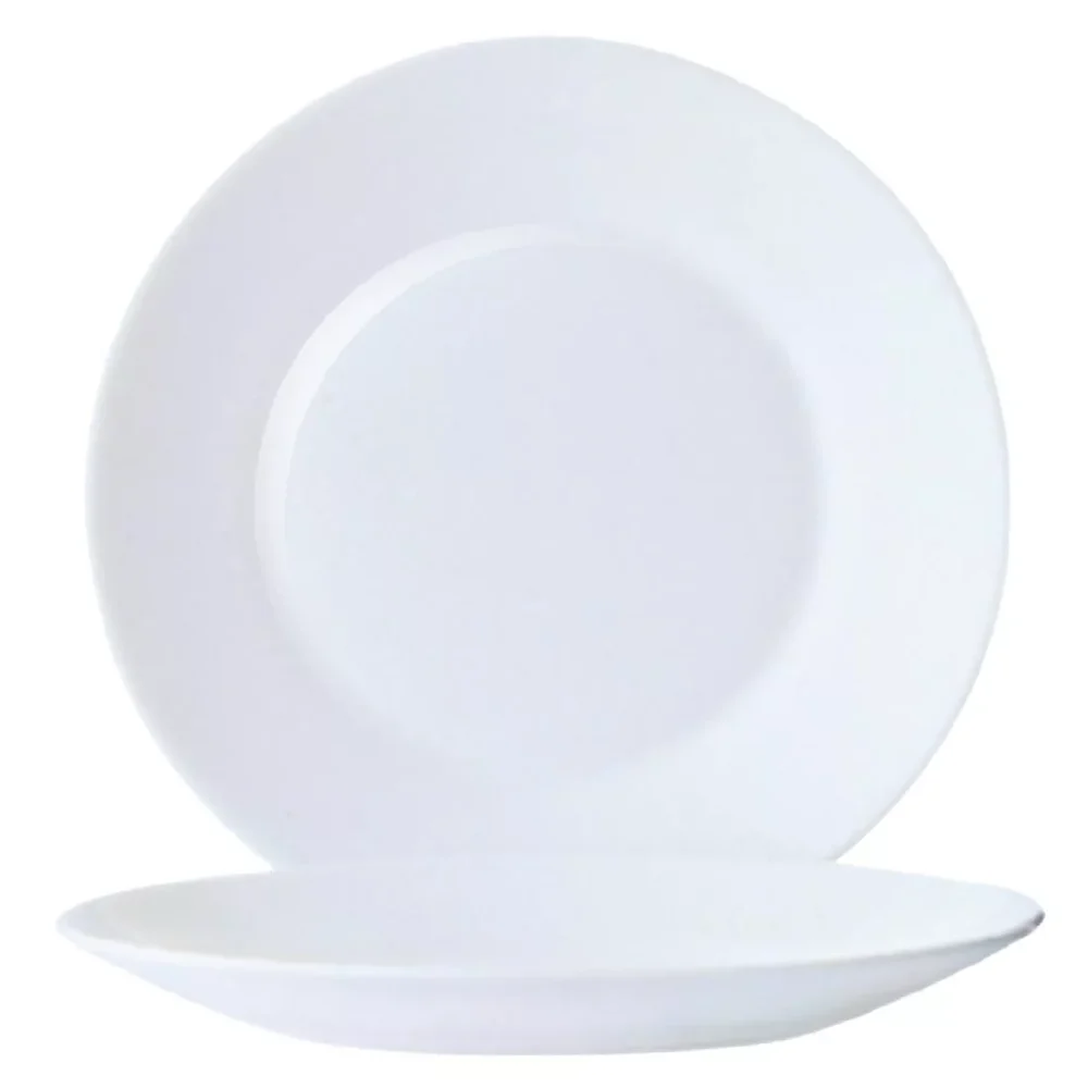 Arcoroc Opal Restaurant Wide Rim Plates 195mm (Pack of 6)